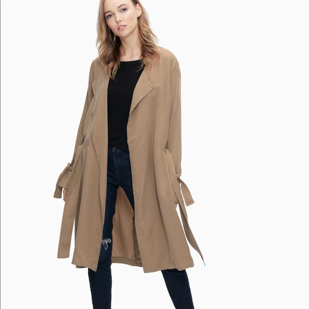 Splendid Sandwash Twill Trench Coat